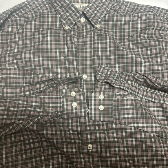 Lot of men's shirts button up mix Large Regular LL Bean B10 - Picture 7 of 15